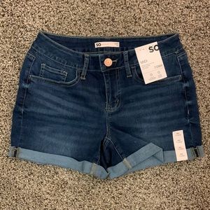 NWT SO MIDI Jean Shorts